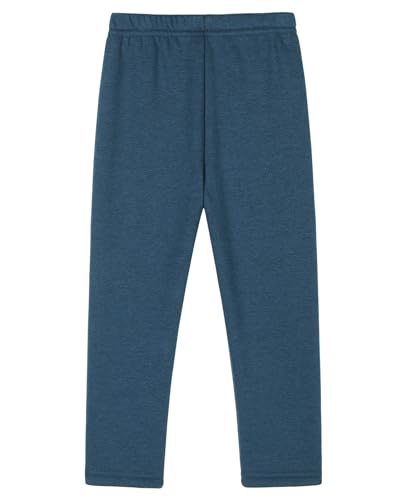 Mädchen Leggings Gefüttert Herbst Winter Stretch Leggins Dick Hosen für Kinder Blau 146 von Dybker