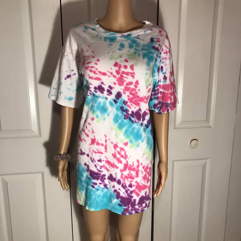 Blase Übergroße T-Shirt Krawatte-Gefärbt Kleid Blase Übergroße T-Shirt Krawatte-Gefärbt Kleid von DyeingforDresses