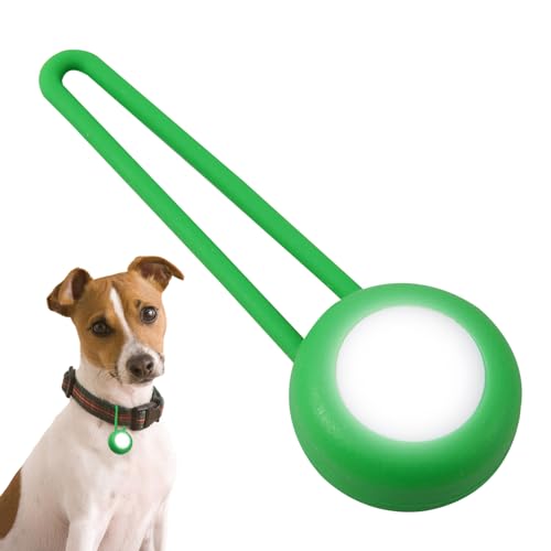 Dyeulget Hundehalsband-Lichter, LED-Hundehalsband-Sicherheits-Nachtlicht-Anhänger, helles Hundelicht, Haustierbedarf, hohe Sichtbarkeit, Nacht-Hundespaziergänge, Blitzlicht für nächtliches von Dyeulget
