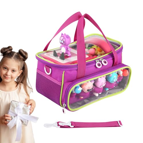 Dyeulget Kompatibel mit Tonies Box Tragetasche, Aufbewahrungstasche für Toniebox Kinder Starter-Set, stoßfest und staubdicht, Organizer-Tasche mit Griff für Figuren, Ladestation, Kopfhörer und Zubehör von Dyeulget