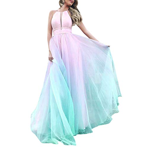 Ballkleid Damen Lang Sexy Tüll Einfarbige Trägerkleid Ärmellos Schulterfrei Partykleid Hohe Taille Cocktailkleid Sling Abendkleid Abiballkleid Knöchellang Maxikleid Hochzeitskleid Ballkleid Damen Lang Sexy Tüll Einfarbige Trägerkleid Ärmellos Schulterfrei Partykleid Hohe Taille Cocktailkleid Sling Abendkleid Abiballkleid Knöchellang Maxikleid Hochzeitskleid von Dyhxuan