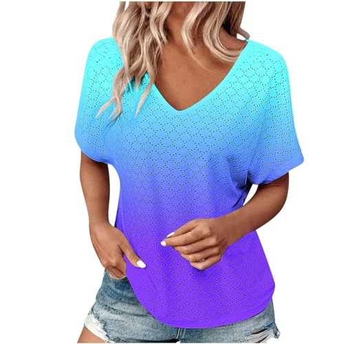 Bluse Damen Elegant Ärmellose T-Shirt Casual T Shirt Weiß Oberteile mit Flügelärmeln Frauen Schwarz Kleidung Sommer Grau Shirts Angebote des Tages Heute Meine Bestellungen Anzeigen von Dyhxuan