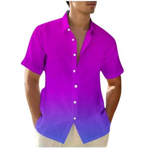 Dyhxuan Hemd Herren Farbverlauf Sommer Hemden Kurzarm V-Ausschnitt Herrenhemd Button Down Revers Freizeithemd Leicht Kurzarmhemd Modishces Sommerhemd Große Größen Männer Baumwolle Hemd S-5XL Dyhxuan Hemd Herren Farbverlauf Sommer Hemden Kurzarm V-Ausschnitt Herrenhemd Button Down Revers Freizeithemd Leicht Kurzarmhemd Modishces Sommerhemd Große Größen Männer Baumwolle Hemd S-5XL von Dyhxuan