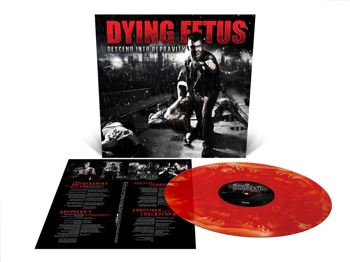 Dying Fetus Descend into depravity LP multicolor von Dying Fetus