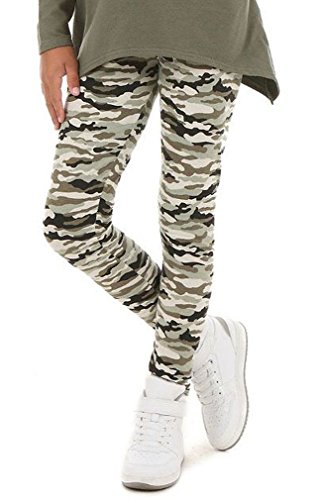 Dykmod Camouflage Mädchen Leggings Leggins Kinder hk285 128 Camouflage von Dykmod