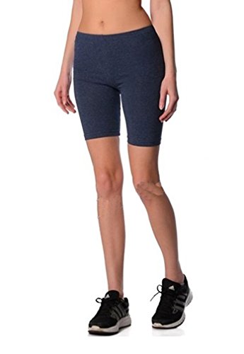 Dykmod Damen Kurze Leggings Shorts Sport Radlerhose mf52, Jeans, 44 (XXL) von Dykmod