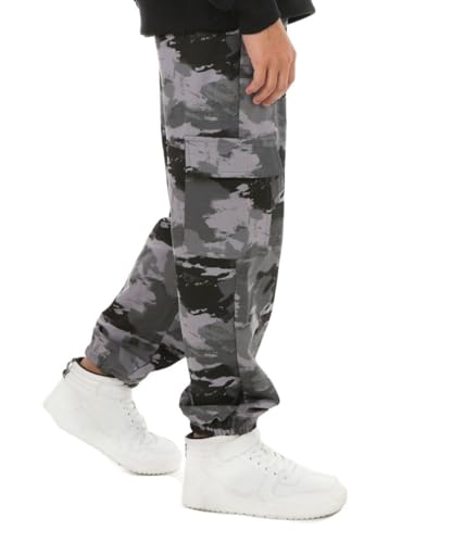 Dykmod Jungen Jogger Hose Cargohose Jogginghose Freizeithose hk426 140 Camouflage von Dykmod