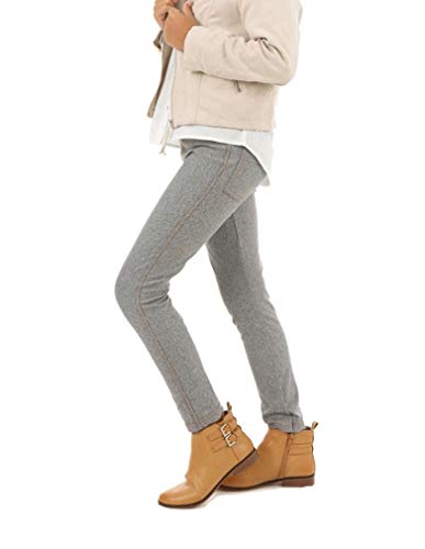 Dykmod Mädchen Frühling Leggings Leggins Jeans-Optik Look Jeggings Treggings hk135 140 Grau von Dykmod