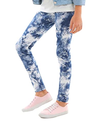 Dykmod Mädchen Leggings Leggins Kinder Katzen Blumen Muster hk285 128 Wolken von Dykmod