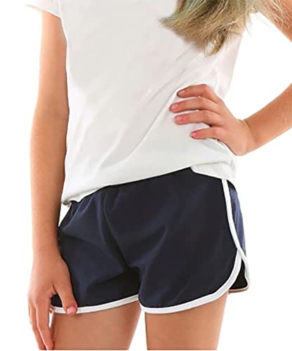 Dykmod Mädchen Sport Shorts Hose fur Schule hk407 152 Dunkelblau von Dykmod