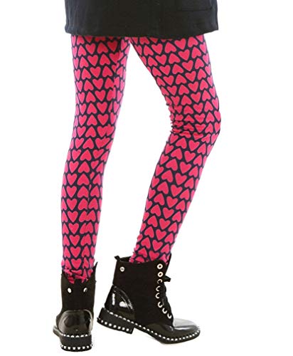 Dykmod Mädchen Warme Thermo Leggings Winter Jeansoptik Leo Sterne Kinder Thermohose hk310 146 Herzen von Dykmod