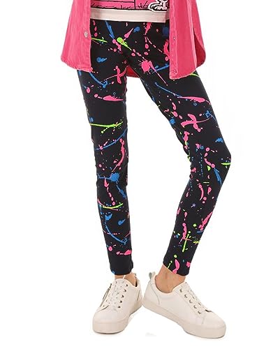 Dykmod Mädchen Warme Thermo Leggings Winter Jeansoptik Leo Sterne Kinder Thermohose hk310 152 Abstraktion von Dykmod