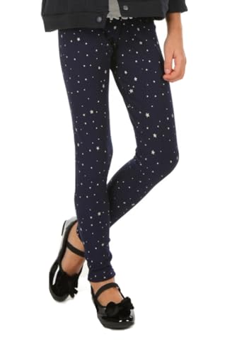 Dykmod Mädchen Warme Thermo Leggings Winter Jeansoptik Leo Sterne Kinder Thermohose hk310 158 Sterne2 von Dykmod