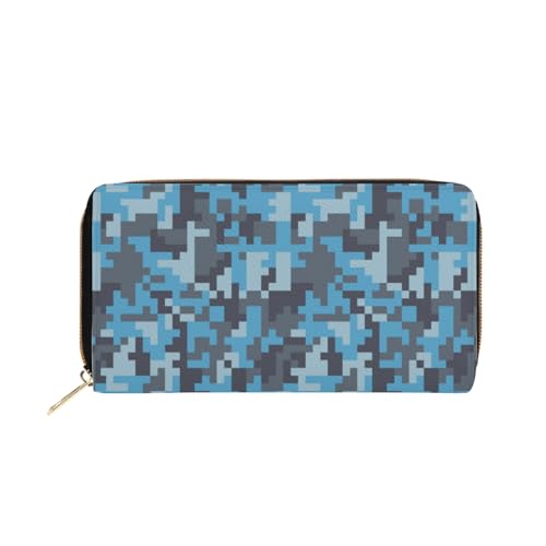 Dylaca Camouflage-Geldbörse für Damen, Herren, Damen, Leder, Geldbörse für Handy, Geld, Kreditkarte, Schlüssel, Kleingeld, Camo Camouflage-2, Einheitsgröße, Casual von Dylaca