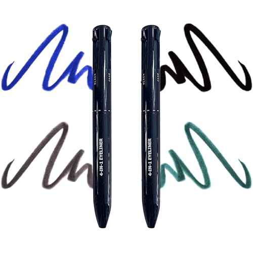 Dynaeuty 4-in-1-Makeup-Stift, Eyeliner, Augenbrauenstift, Lippenstift und Highlighter, Wasserfest, Langanhaltend All-in-One-Makeup-Stift, Multifunktions Makeup Beauty Bleistift #A von Dynaeuty