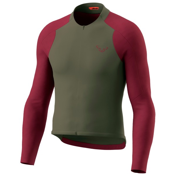 Dynafit - Ride Light L/S Full Zip Jersey - Radtrikot Gr XXL oliv/rot Dynafit - Ride Light L/S Full Zip Jersey - Radtrikot Gr XXL oliv/rot von Dynafit