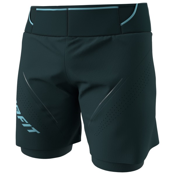 Dynafit - Ultra 2/1 Shorts - Laufshorts Gr XL schwarz/blau von Dynafit