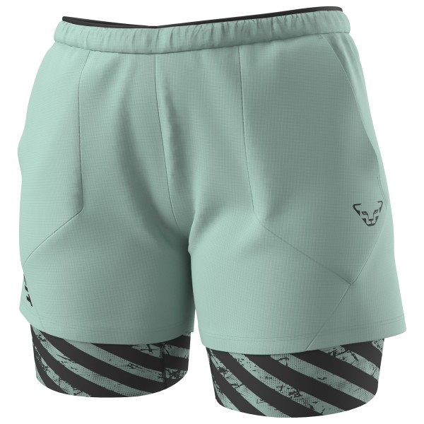 Dynafit - Women's Trail 2in1 Short - Laufshorts Gr XL türkis von Dynafit