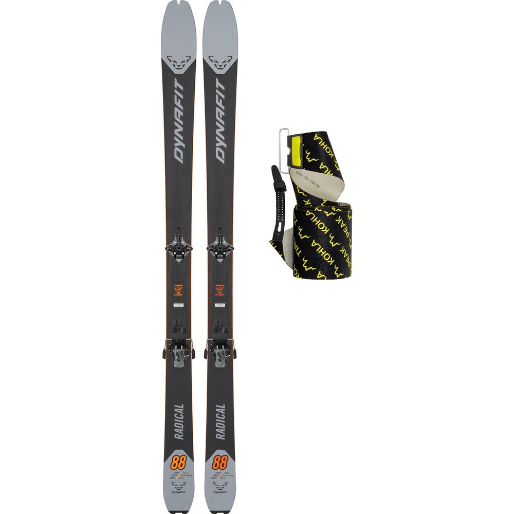 Tourenski Komplettset Dynafit Radical 88 Tourenski + Dynafit Radical Bindung + passendes Kohla Peak Mix Fell 174 cm von Dynafit