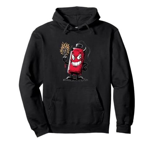 Hübsches Dynamit im Teufels-Look Kostüm für Erwachsene und Kinder Pullover Hoodie von Dynamite Outfit