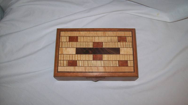 Manschette Link Box Oder Schmuck-Box in Der Kunst Und Handwerk Stil Glasmalerei Gemustert Kirsche Box-Ist Einfach Schön " Handgefertigt Manschette Link Box Oder Schmuck-Box in Der Kunst Und Handwerk Stil Glasmalerei Gemustert Kirsche Box-Ist Einfach Schön " Handgefertigt von DynamiteBoxes