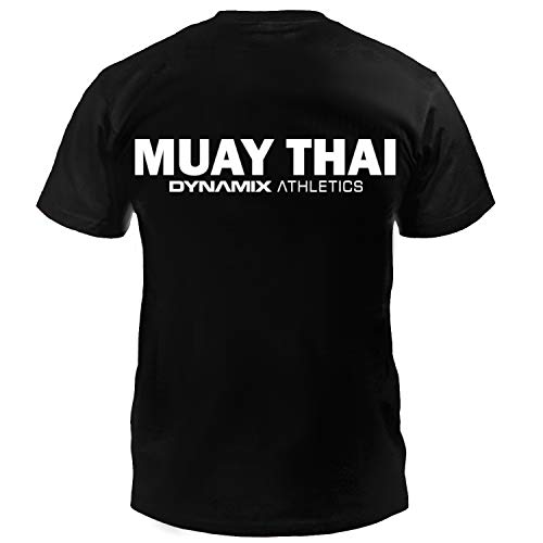 Dynamix Athletics T-Shirt Muay Thai Classic - Thaiboxen Thailand Kampfsport Shirt für Herren für Sport und Freizeit (as3, Alpha, x_l, Regular, Regular, Schwarz) von Dynamix Athletics