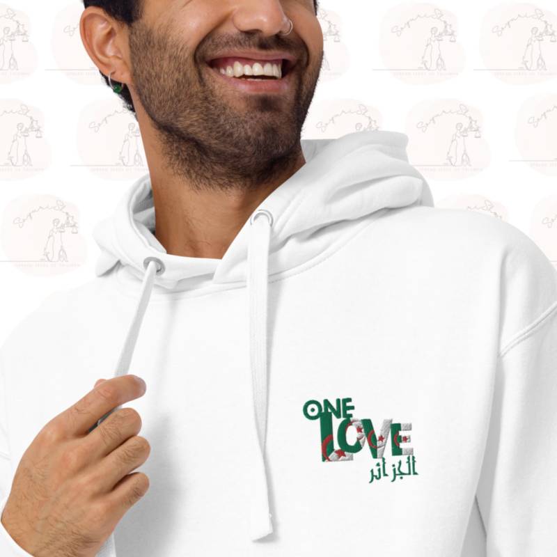 Algérie One Love Kapuzen-Sweat - Coton Unisexe von DzNewEra