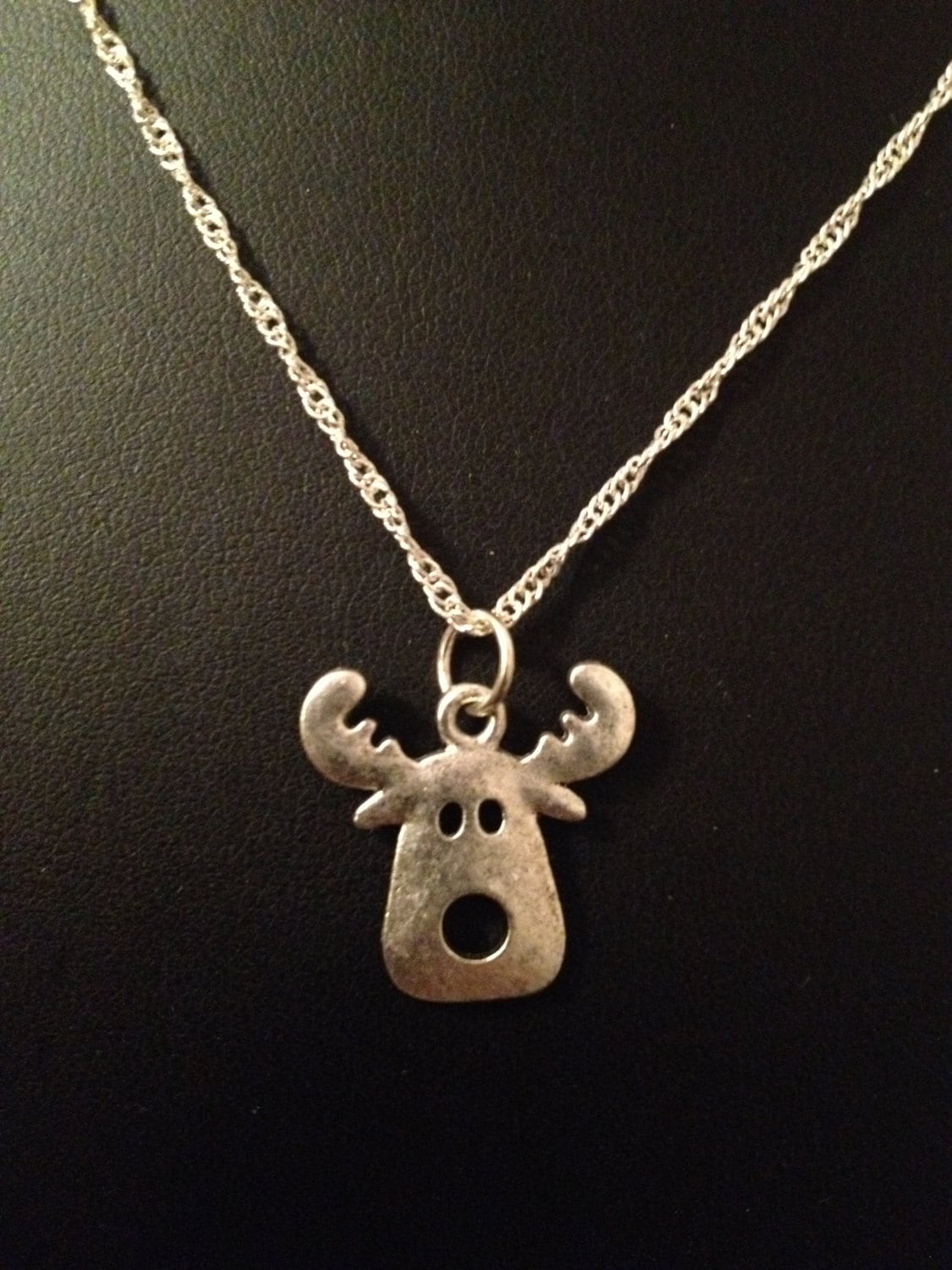 sterling Silber Weihnachten Halskette sterling Silber Weihnachten Halskette von DzignzBySharon