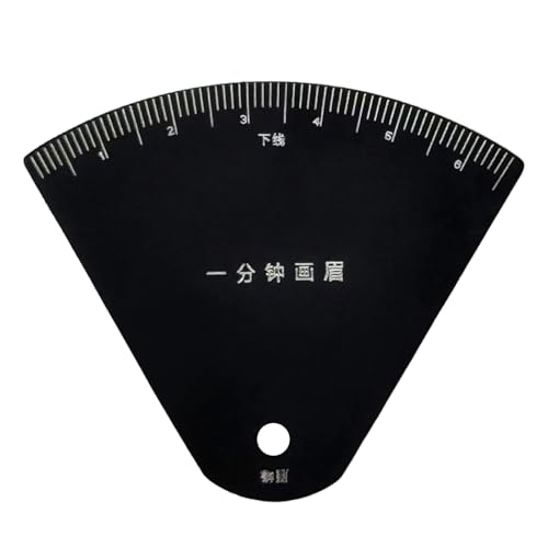 DzpKrka Augenbrauen Messwerkzeug | Augenbrauen Schablone Lineal Zur Formgebung,Brauen Messen Mapping Werkzeug Makeup Schablone Former Für Damen Präzise Zuhause von DzpKrka