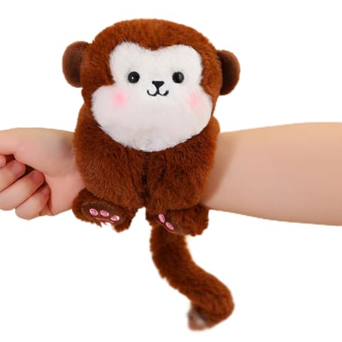 Schnapparmband Kuscheltier,Plüschtier-Klapparmbänder Lustiges Schnapparmband Für Mädchen Jungen Partygeschenke Geschenke Taschenfüller Kuscheltier Snap Armband Geschenke von E-ALLDIR