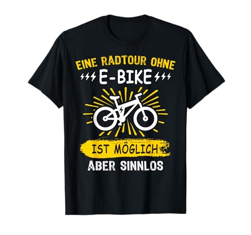 E-bike Mountainbike Männer Fahrrad Zubehör EBike T-Shirt E-bike Mountainbike Männer Fahrrad Zubehör EBike T-Shirt von E-Bike Radfahrer Herren Trekking E Biker