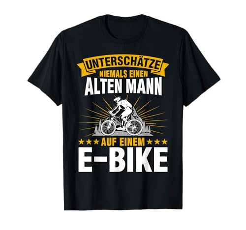 Ebike Mountainbike Männer Fahrrad Zubehör E-Biker T-Shirt von E-Bike Radfahrer Herren Trekking E Biker