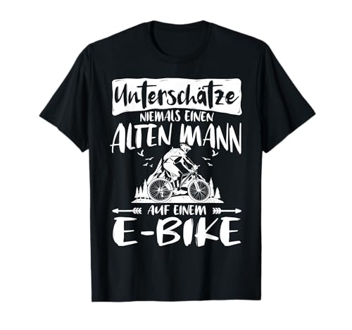 Ebike Mountainbike Männer Fahrrad Zubehör E-Bike T-Shirt Ebike Mountainbike Männer Fahrrad Zubehör E-Bike T-Shirt von E-Biker Radfahrer Herren Trekking E Biker
