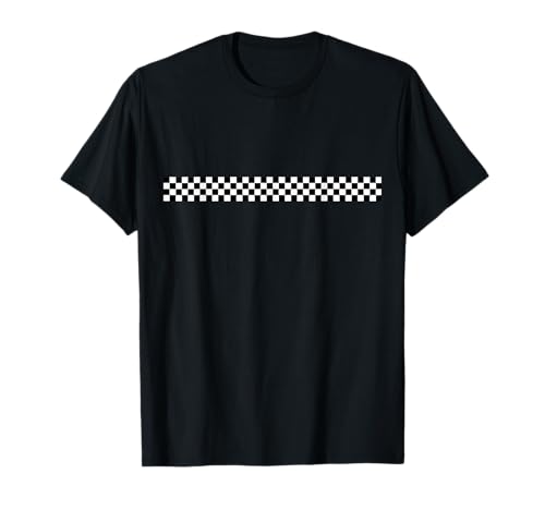 E-Boy E-Girl Aesthetic Grunge Schachbrettmuster in Schwarz Weiß T-Shirt, Unisex-Erwachsene, S von E-Boy E-Girl Aesthetic Grunge