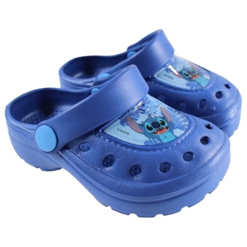Disney Lilo & Stitch Kinder Clogs – Badeschuhe Latschen Hausschuhe Jungen – Gr. 22–33 – Blau – rutschfest & bequem, Farbe: Blau, Größe der Schuhe: 32/33 Disney Lilo & Stitch Kinder Clogs – Badeschuhe Latschen Hausschuhe Jungen – Gr. 22–33 – Blau – rutschfest & bequem, Farbe: Blau, Größe der Schuhe: 32/33 von E plus M