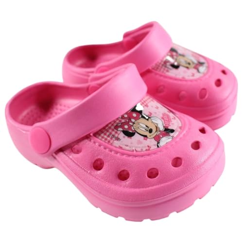 Disney Minnie Maus Kinder Clogs – Sandalen Badeschuhe Latschen für Mädchen – Gr. 22–33 – Rosa – bequem & rutschfest, Farbe: Pink, Größe der Schuhe: 32/33 Disney Minnie Maus Kinder Clogs – Sandalen Badeschuhe Latschen für Mädchen – Gr. 22–33 – Rosa – bequem & rutschfest, Farbe: Pink, Größe der Schuhe: 32/33 von E plus M