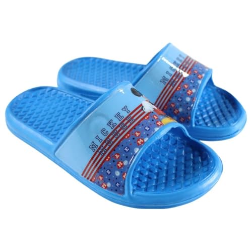 E plus M Disney Mickey Maus Jungen Sandalen – Kinder Latschen Badeschuhe Gr. 26 bis 33 – Blau – rutschfest & bequem, Farbe: Blau, Größe der Schuhe: 30/31 E plus M Disney Mickey Maus Jungen Sandalen – Kinder Latschen Badeschuhe Gr. 26 bis 33 – Blau – rutschfest & bequem, Farbe: Blau, Größe der Schuhe: 30/31 von E plus M