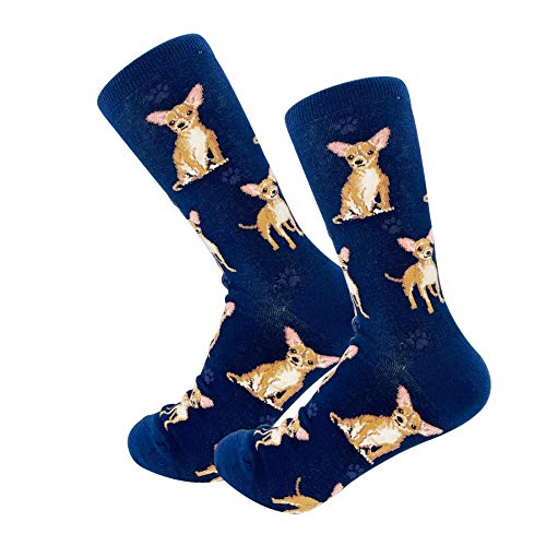 E&S Imports Pet Lover Socken – All Season – Einheitsgröße – für Frauen und Männer – Geschenke für Katzen und Hunde, Chihuahua Gifts Socken von E&S Imports