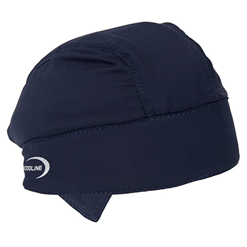 E.COOLINE Powercool SX3 Bandana One Size blau - Performance-Bandana - Körperkühlung bei Arbeit oder Sommerhitze - Kopfbedeckung mit Kühlung - kühlend - waschbar - Made in Germany von E.COOLINE