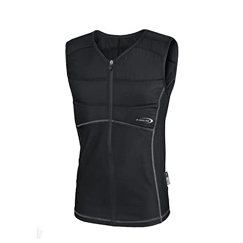 E.COOLINE Powercool SX3 ShirtWeste erfrischend kühlend mit Nierenschutz Unisex-Erwachsene, Schwarz, 92-96 cm Brustumfang von E.COOLINE