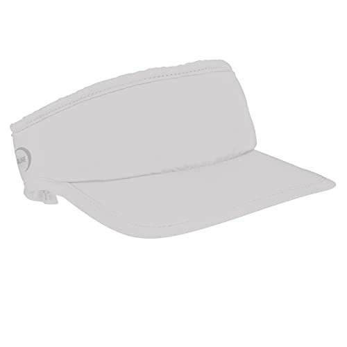 E.COOLINE Powercool SX3 SunVisor One Size weiß - kühlendes Sonnenvisier - Sonnenschutz Schirmmütze kühlend - Tennis Kappe - Tennis Cap - waschbar - Made in Germany von E.COOLINE