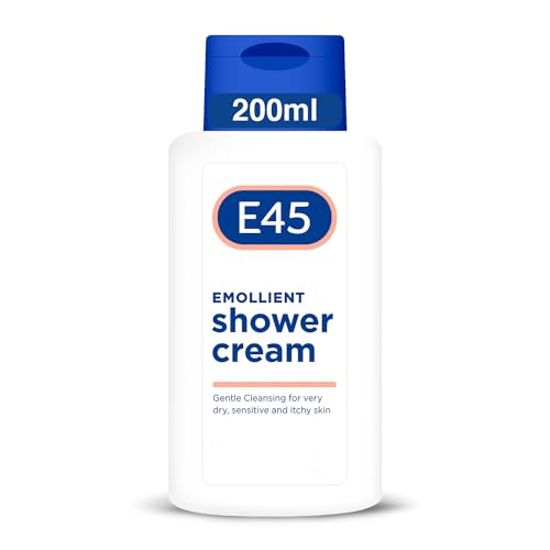 E45 Emollient Shower Cream 200ml - Duschgel für trockene, empfindliche und juckende Haut, für Männer und Frauen – Aufrechterhaltung des PH-Werts der Haut - Ekzem-Duschgel Dermatologisch getestet E45 Emollient Shower Cream 200ml - Duschgel für trockene, empfindliche und juckende Haut, für Männer und Frauen – Aufrechterhaltung des PH-Werts der Haut - Ekzem-Duschgel Dermatologisch getestet von E45