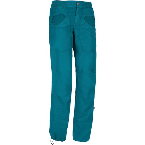 E9 Damen Onda Flax Hose, Light-Petrol, M von E9