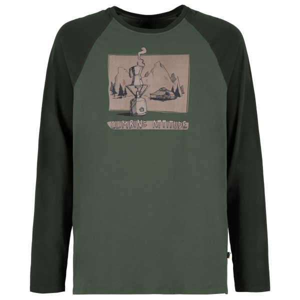 E9 - Long Coffee - Longsleeve Gr XS oliv von E9
