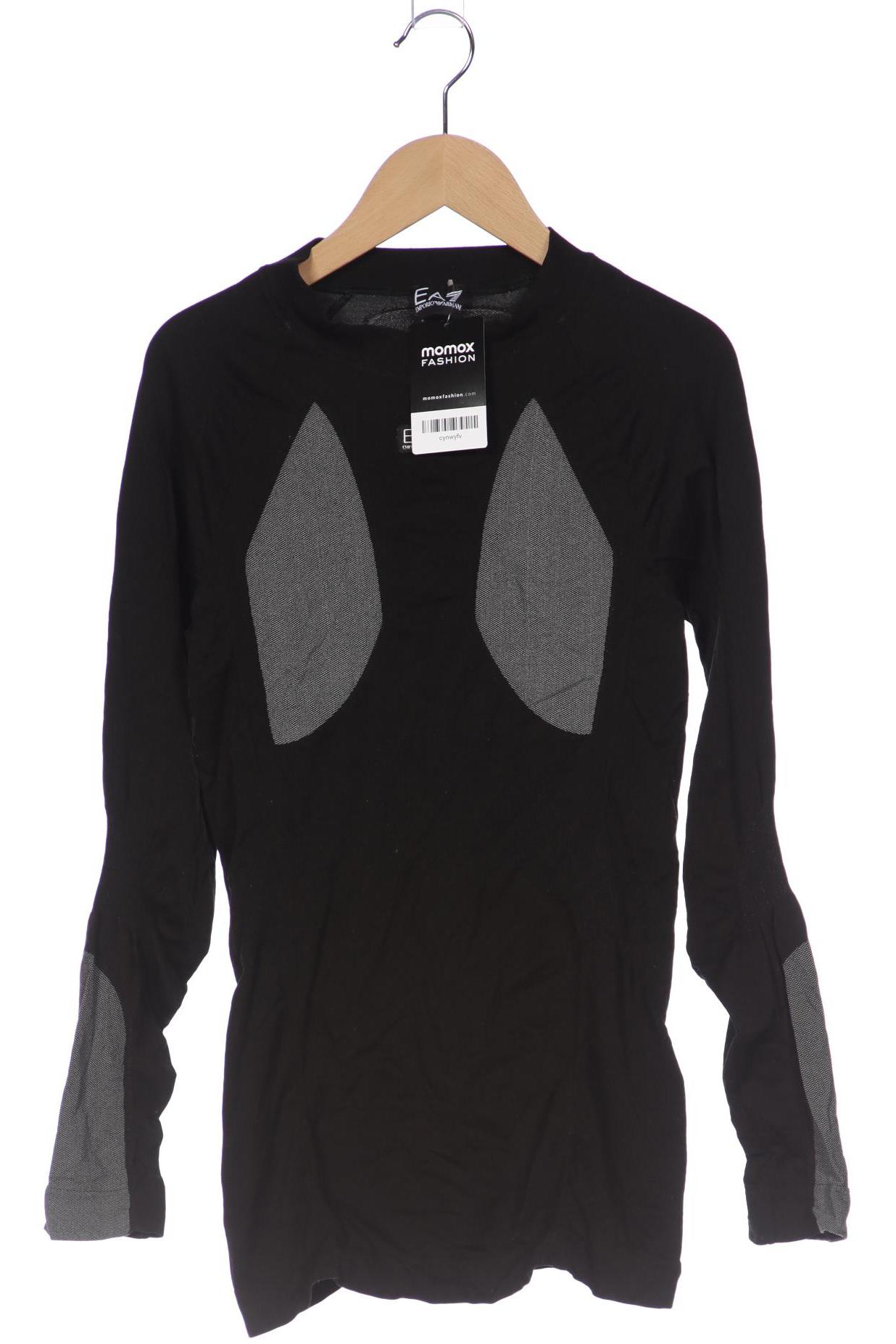 EA7 EMPORIO ARMANI Herren Langarmshirt, schwarz von EA7 EMPORIO ARMANI