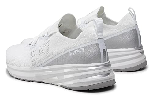 Emporio Armani Sneaker Running EA7 Training mesh White/Silver Unisex US22EA13 X8X095 42 von EA7