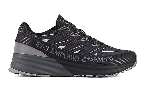 Sneaker running EA7 Emporio Armani training mesh black/ gold unisex U24EA12 X8X129 XK307 R653 42 von EA7