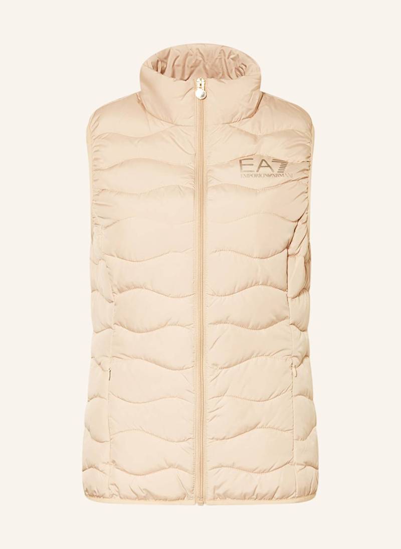 ea7 Emporio Armani Funktionsweste Train Core beige von EA7 EMPORIO ARMANI