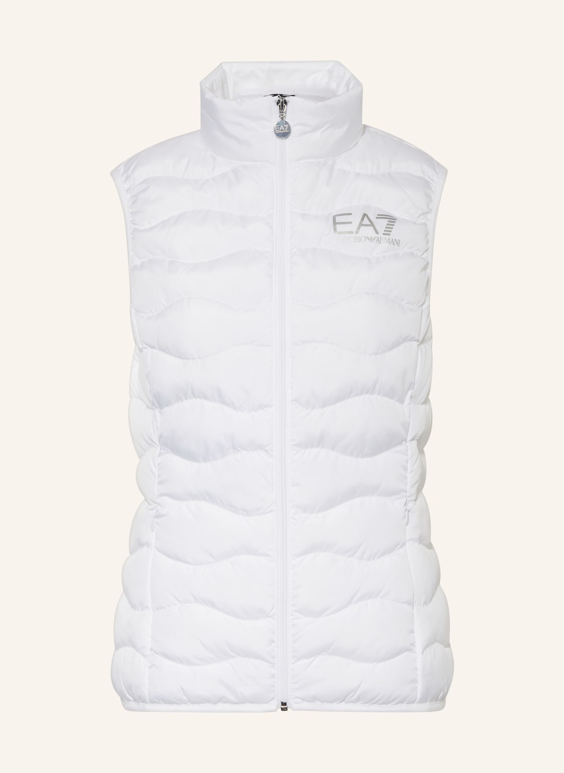 ea7 Emporio Armani Steppweste weiss von EA7 EMPORIO ARMANI