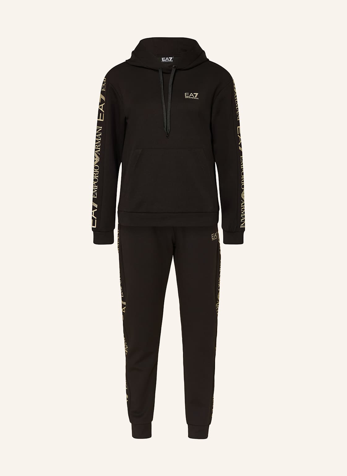 ea7 Emporio Armani Trainingsanzug schwarz von EA7 EMPORIO ARMANI
